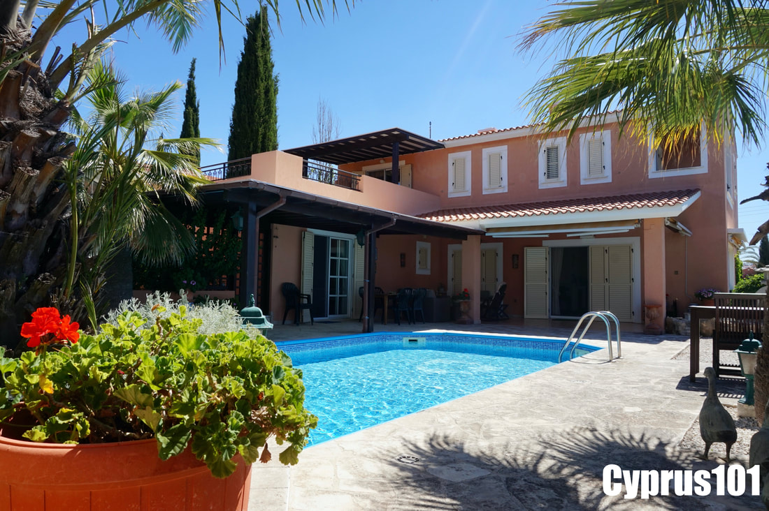 Tsada, Paphos, Cyprus villa with Magnificent views for sale