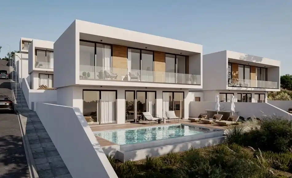 New Villas with sea views in Chloraka, Paphos, Cyprus