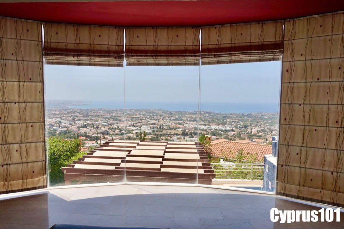 Impressive 5 Bedroom Hillside Villa with Panoramic Coastal & Mountain Views, Peyia – MLS 1164