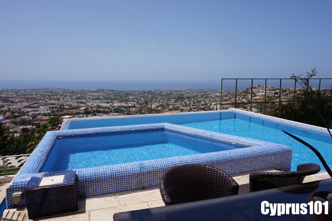 Impressive 5 Bedroom Hillside Villa with Panoramic Coastal & Mountain Views, Peyia – MLS 1164