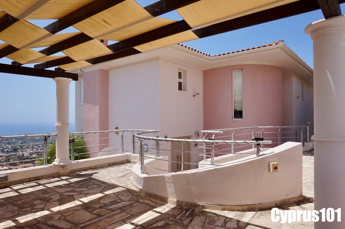 Impressive 5 Bedroom Hillside Villa with Panoramic Coastal & Mountain Views, Peyia – MLS 1164