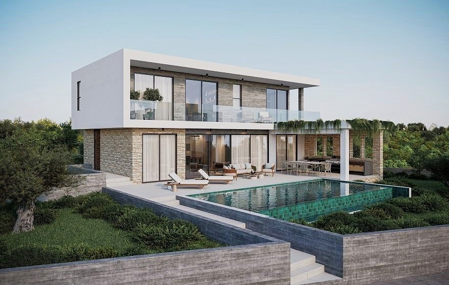 New Villas with Sea Views in Tala , Paphos – MLS: MS1147