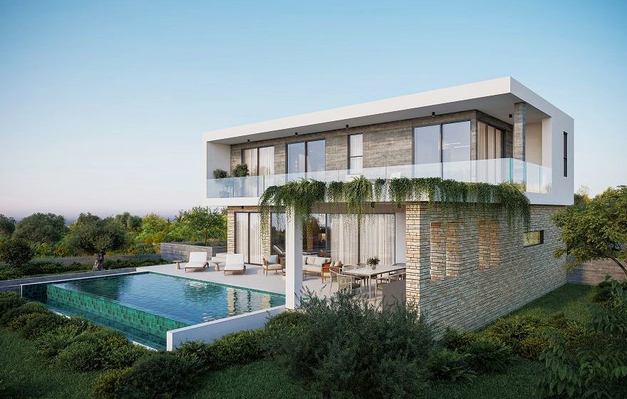 New Villas with Sea Views in Tala , Paphos – MLS: MS1147