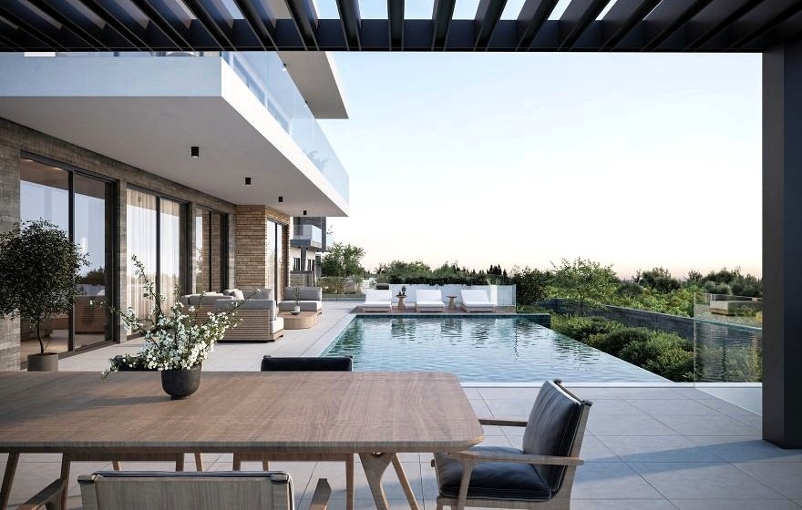 New Villas with Sea Views in Tala , Paphos – MLS: MS1147