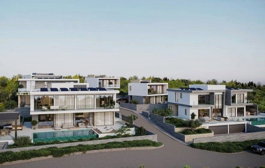New Villas with Sea Views in Tala , Paphos – MLS: MS1147