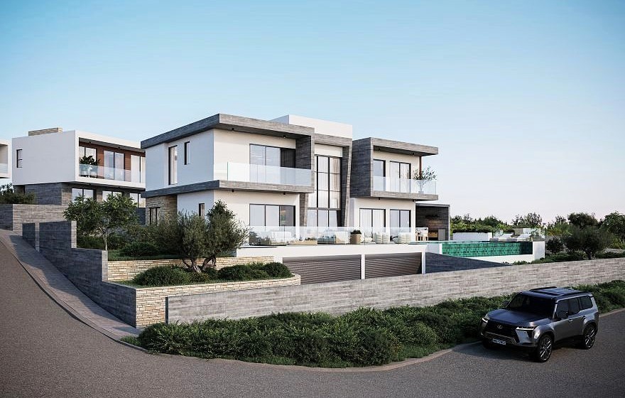 New Villas with Sea Views in Tala , Paphos – MLS: MS1147