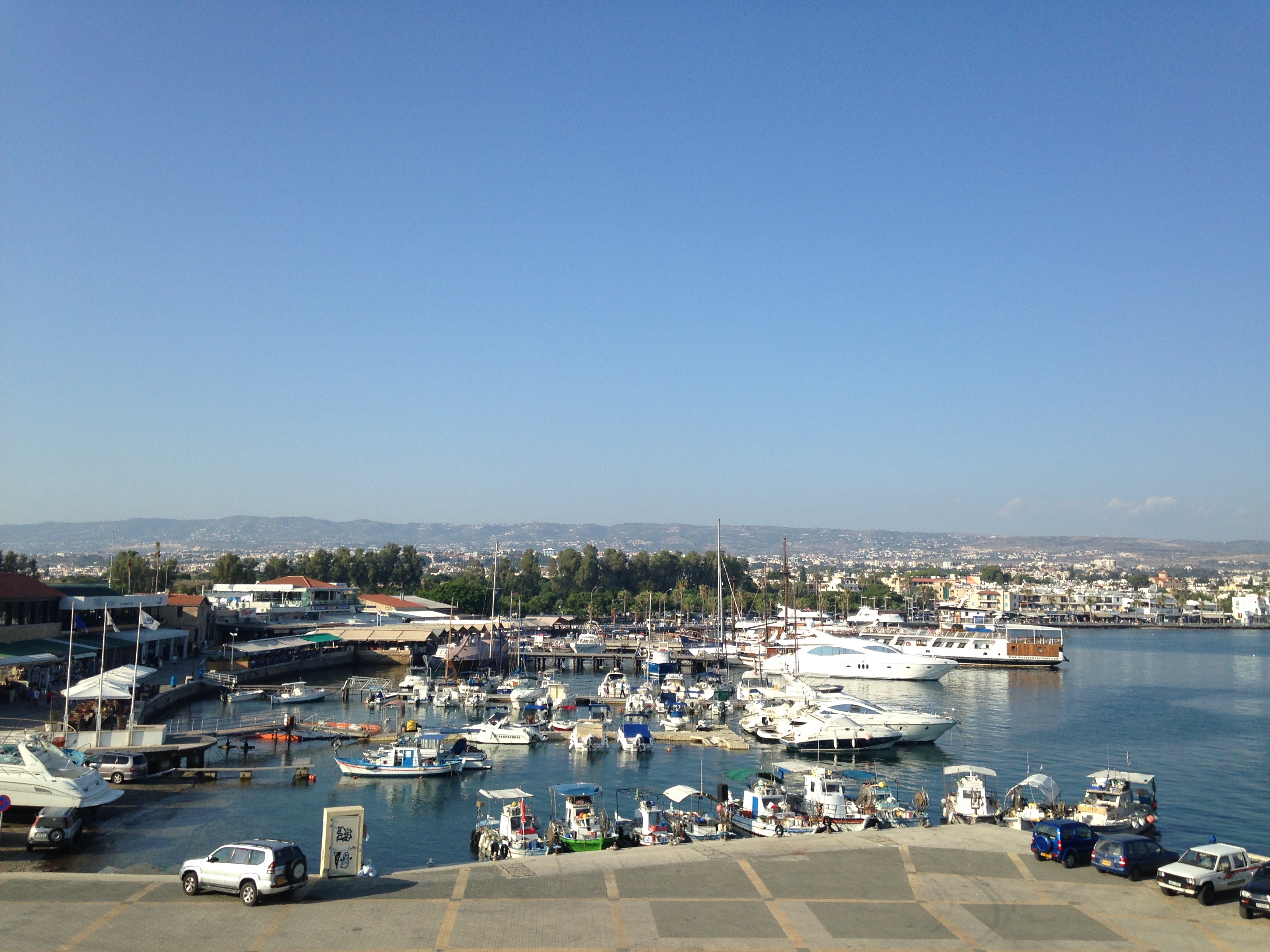 Kato Paphos Harbour - restaraunts, shops, and a promenade to stroll make it a fantastic area of Cyprus.