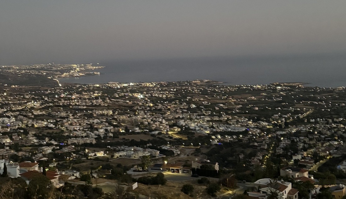 Paphos at dusk