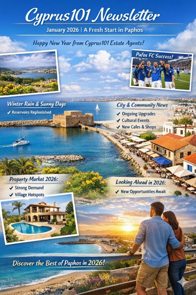 Happy New Year from all of us at Cyprus101 Estate Agents