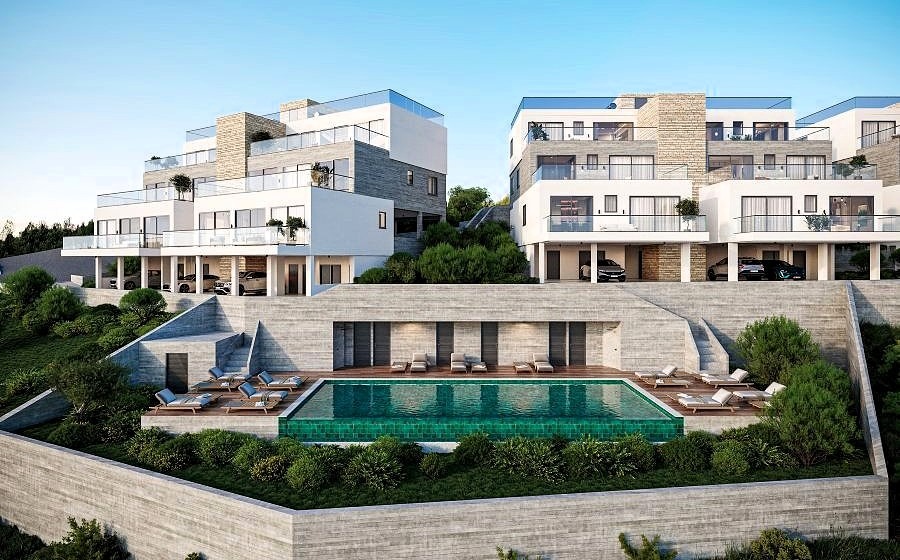 apartments with panoramic sea views in Chloraka village