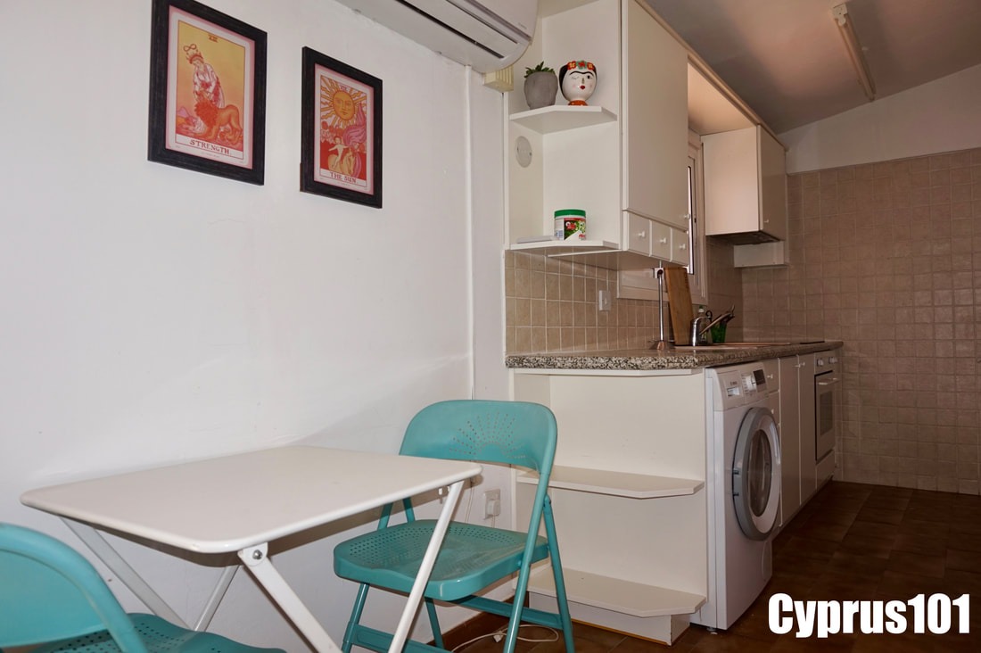 Spacious Fully Furnished Studio Apartment with Beautiful Sea Views, Chloraka – MLS 1380