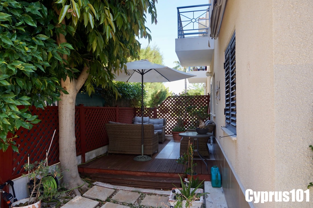 Bright & Spacious 2 Bedroom Apartment with Photovoltaic System and Private Wrap Around Gardens in Konia – MLS 1389