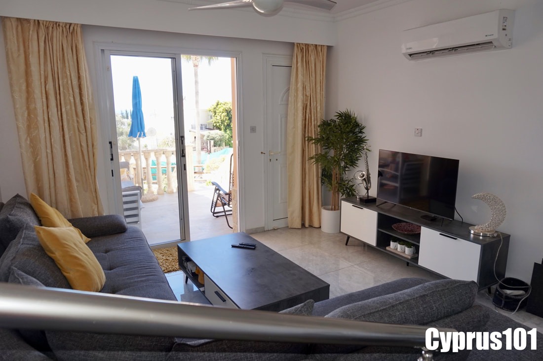 Modern 2 Bedroom Townhouse with Sea Views in Popular Neighbourhood of Lower Peyia – MLS 1387