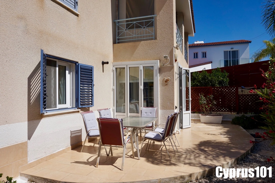 Bright & Spacious 2 Bedroom Apartment with Photovoltaic System and Private Wrap Around Gardens in Konia – MLS 1389