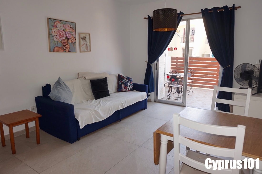 Charming 1 Bedroom Ground Floor Apartment, Kato Paphos – MLS 1385