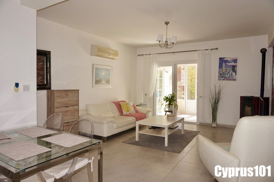 Bright & Spacious 2 Bedroom Apartment with Photovoltaic System and Private Wrap Around Gardens in Konia – MLS 1389