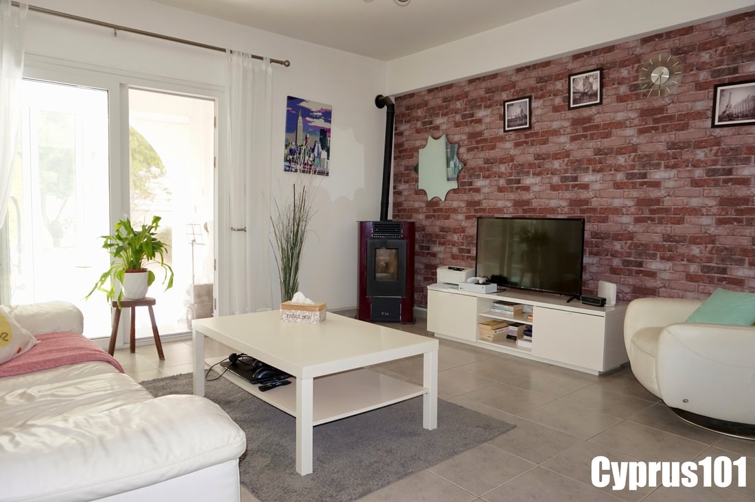 Bright & Spacious 2 Bedroom Apartment with Photovoltaic System and Private Wrap Around Gardens in Konia – MLS 1389