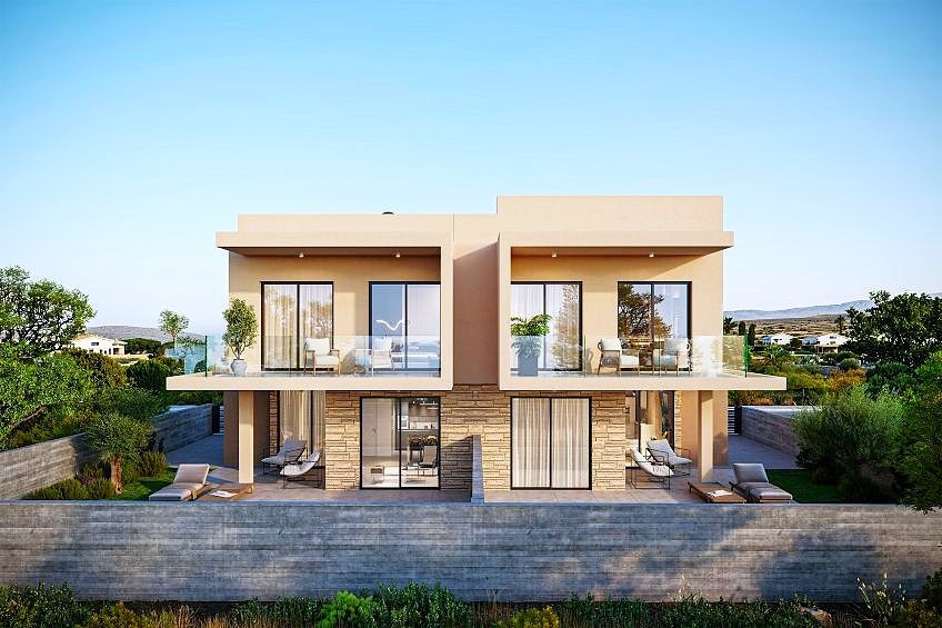 New semi-detached villas on the beach – Yeroskipou MLS DS1164
