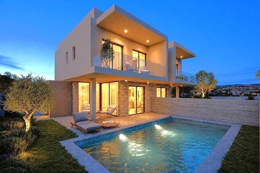 New semi-detached villas on the beach – Yeroskipou MLS DS1164