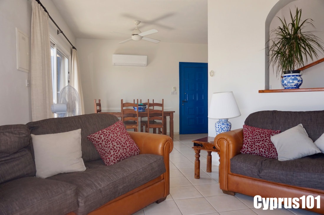 Bright 2 Bedroom Villa with Separate Studio on Prestigious Hillside Development, Tsada – MLS 1404