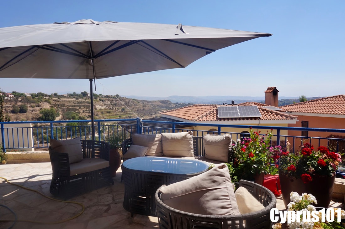Bright 2 Bedroom Villa with Separate Studio on Prestigious Hillside Development, Tsada – MLS 1404