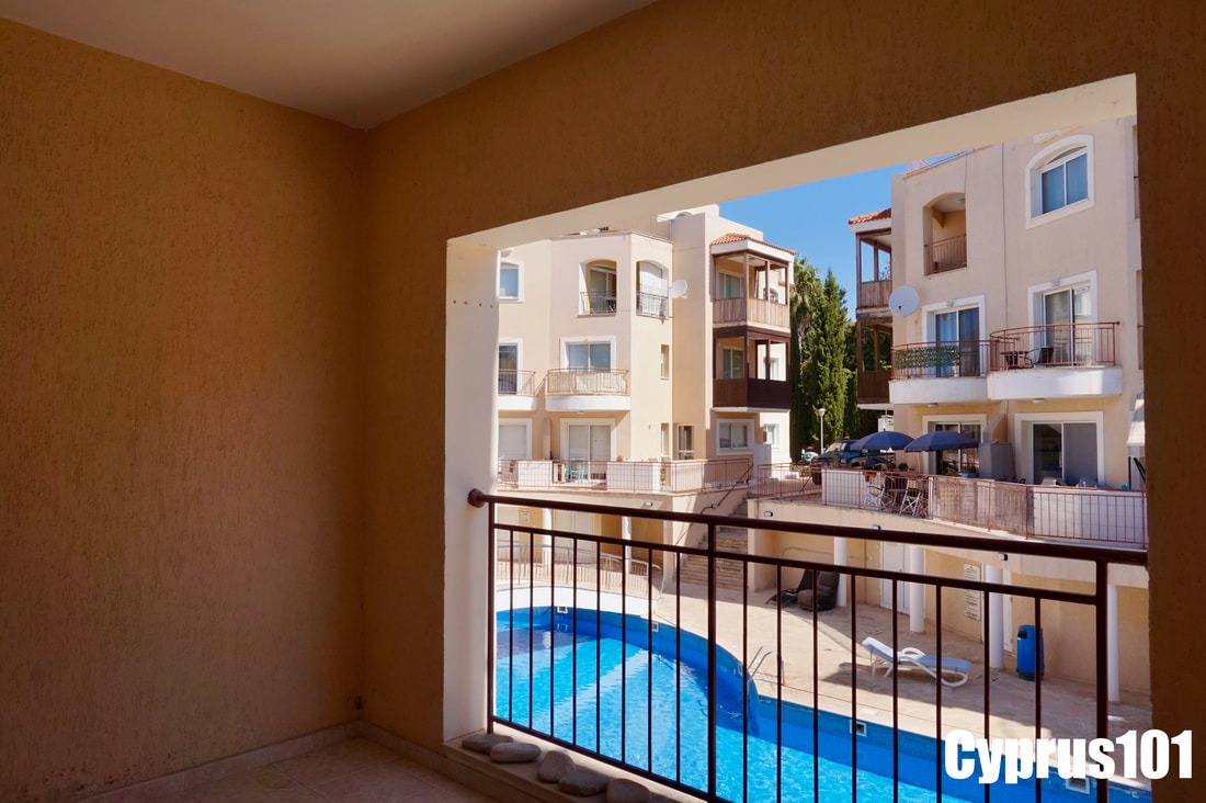 Well Appointed 2 Bedroom Maisonette on Gated Complex, Paphos – MLS 1403