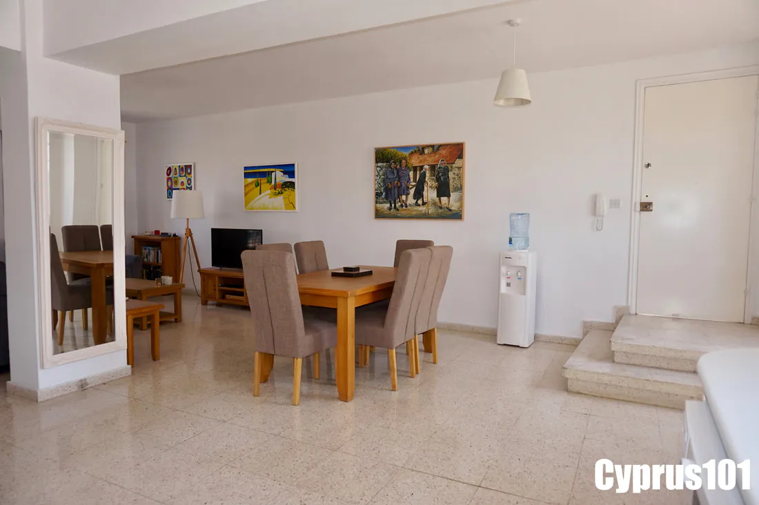 Spacious 3 Bed Apartment in Central Location, Paphos – MLS 1401