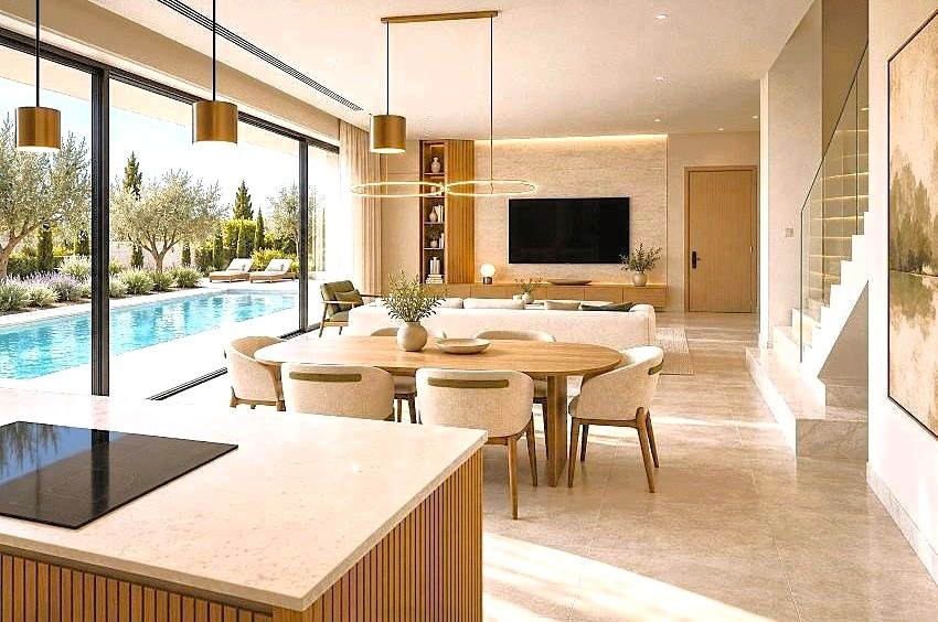 New Energy-Efficient Yeroskipou Villas  MLS OS1174
