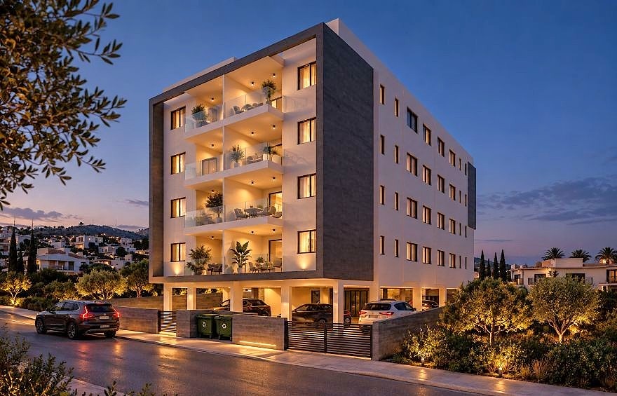 New Modern Apartments for Sale in Central Paphos – MLS DS1176