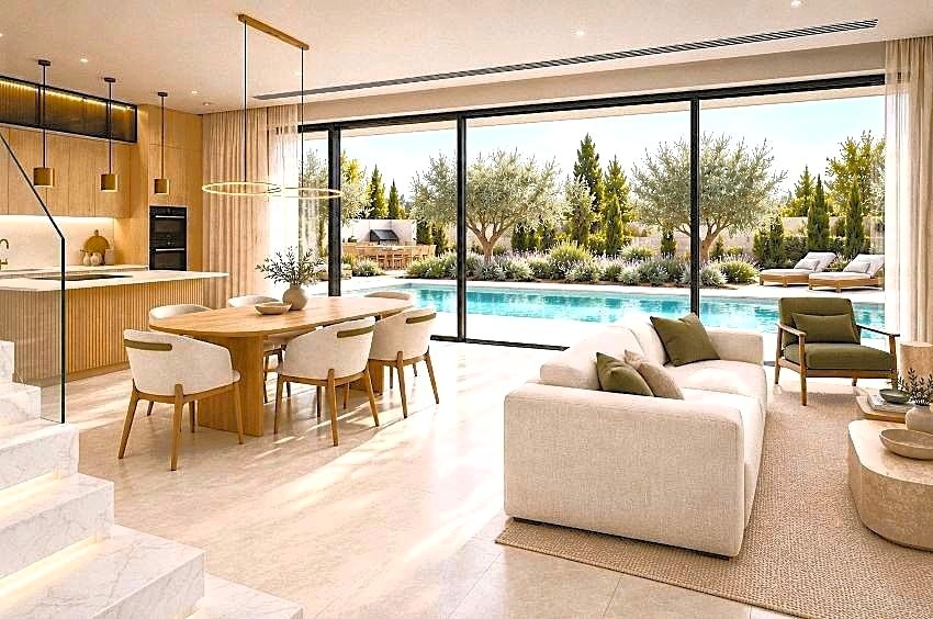 New Energy-Efficient Yeroskipou Villas  MLS OS1174